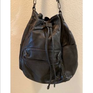 LAMB black bucket bag